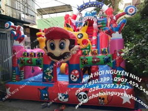 nhà hơi mario chèn chữ